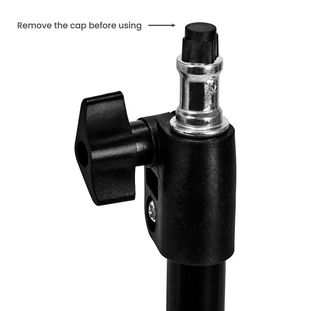 Ringlamp met Statief Glow 10" 10W Zwart - afbeelding 7