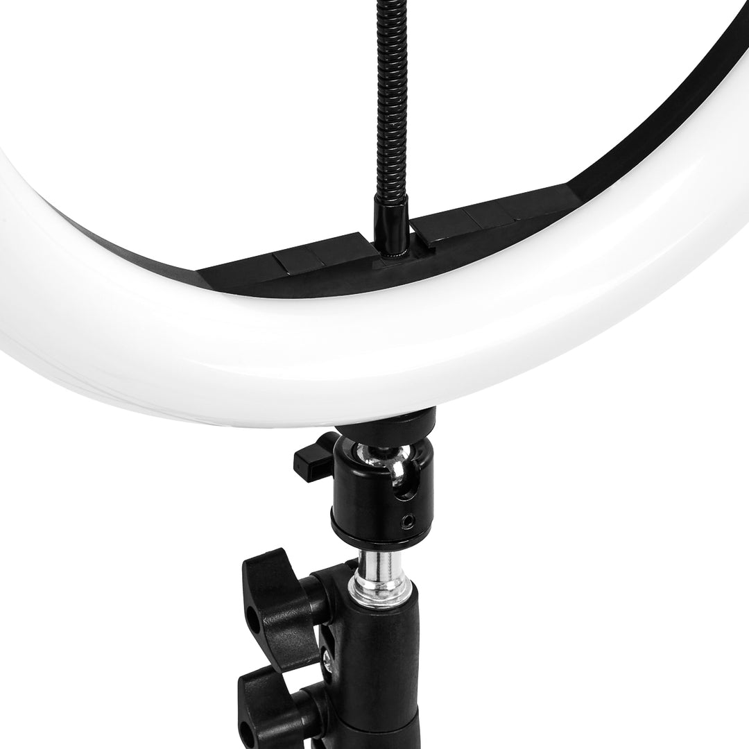 Ringlamp met Statief Glow 10" 10W Zwart - afbeelding 11