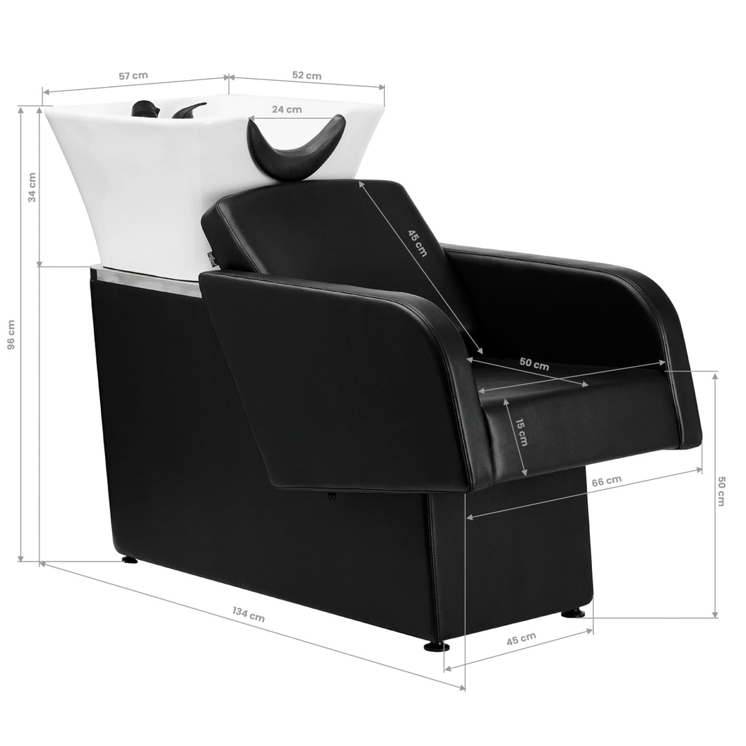 Wasunit Gabbiano Turyn Zwart - afbeelding 11