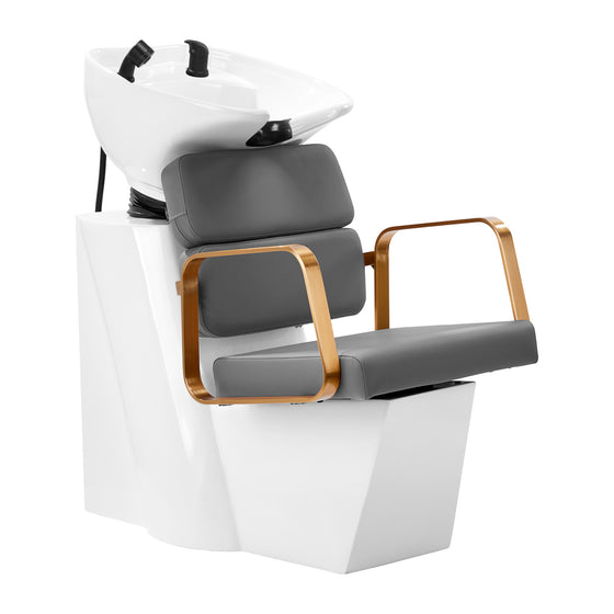 Backwash Unit Gabbiano Porto - Gold and Grey