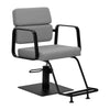 Hairdressing Chair Gabbiano Porto - Black and Grey