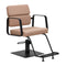 Hairdressing Chair Gabbiano Porto - Black and Beige