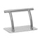 Hairdressing Footrest Gabbiano L005S - Silver