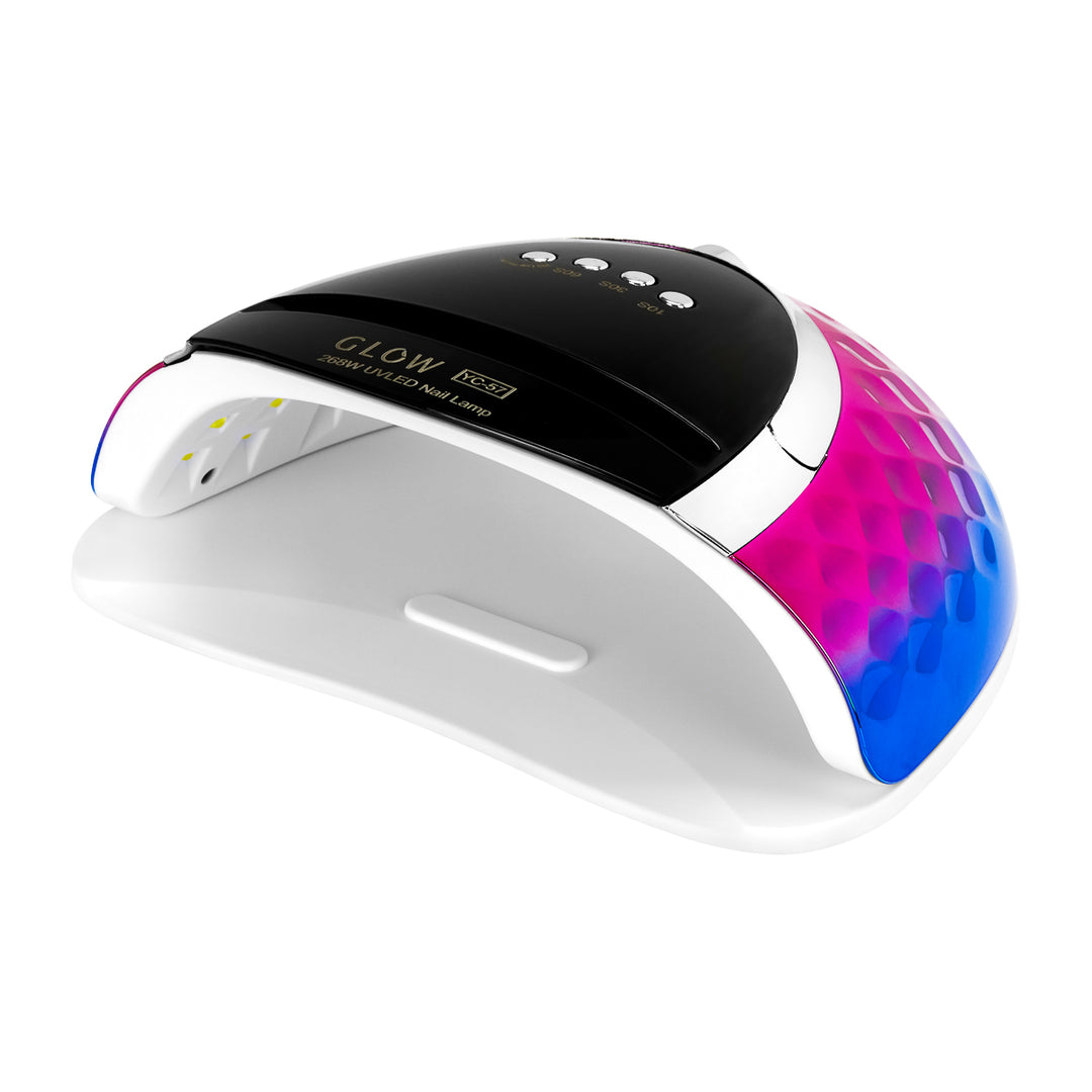 UV Lamp Nagels LED Glow YC57 268W Roze-Blauw - afbeelding 2