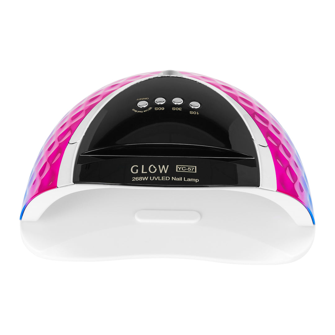 UV Lamp Nagels LED Glow YC57 268W Roze-Blauw - afbeelding 3