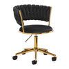 Salon Stool 4Rico QS-GW01G - Black