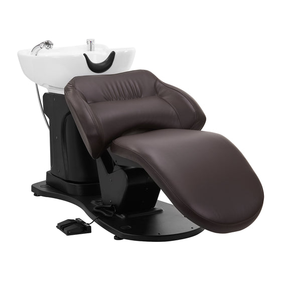 Electric Backwash Unit Gabbiano Trycho - Brown