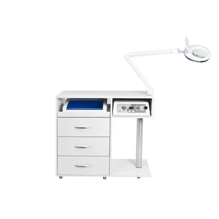 Professionele Pedicure Set Y-300 met Roltafel, Pedicuremotor, Loeplamp en UV-C Apparaat - afbeelding 9