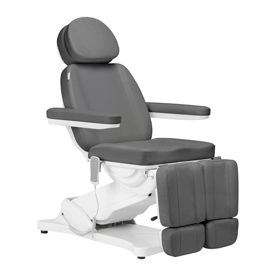 Electric Treatment Chair Sillon Classic Pedi, 3 Motors - Grey