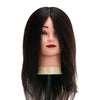 Hairdressing Head Gabbiano WZ1 Real Hair 30 cm - Black