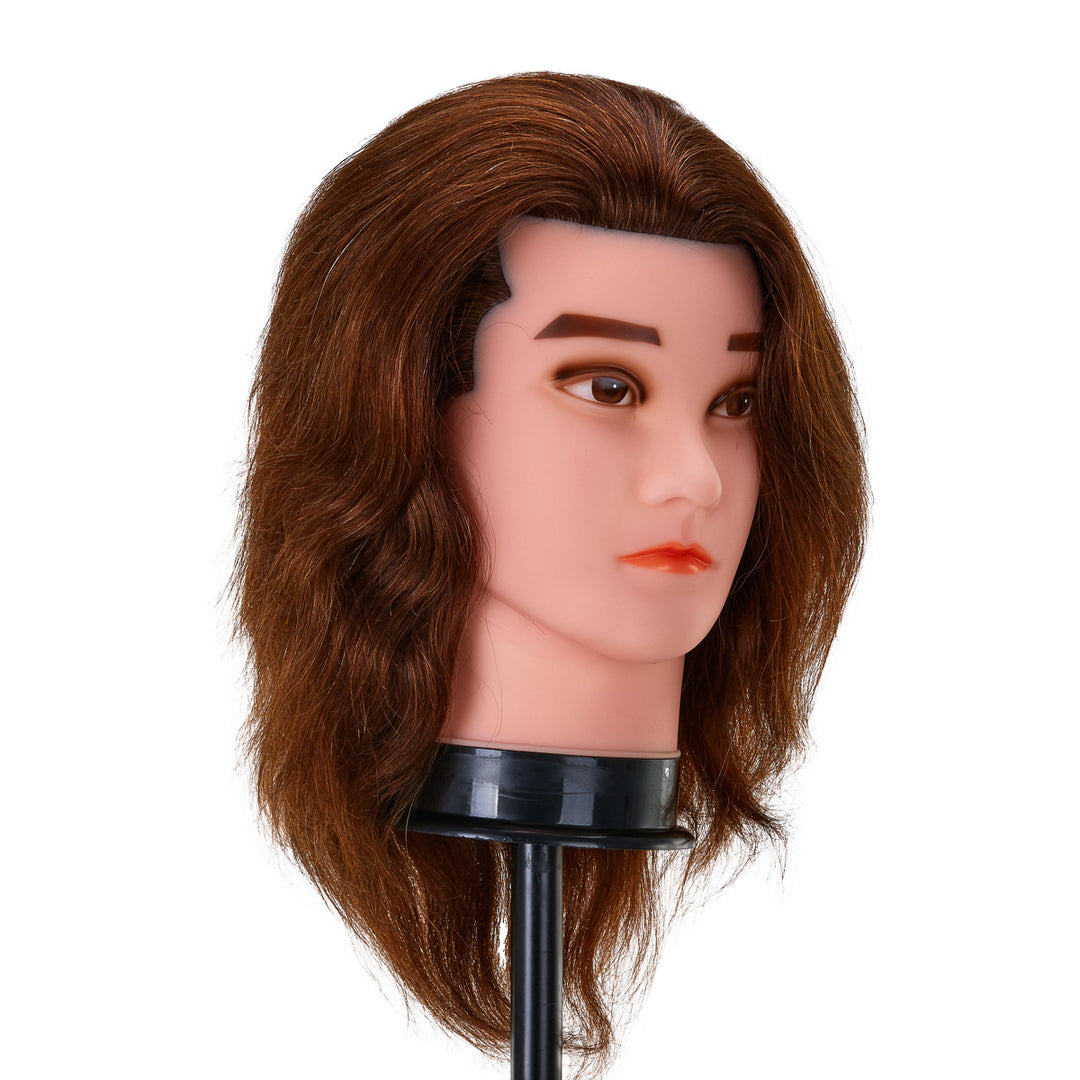 Kappershoofd Heren Gabbiano WZ3 Echt Haar 20 cm Bruin - afbeelding 2