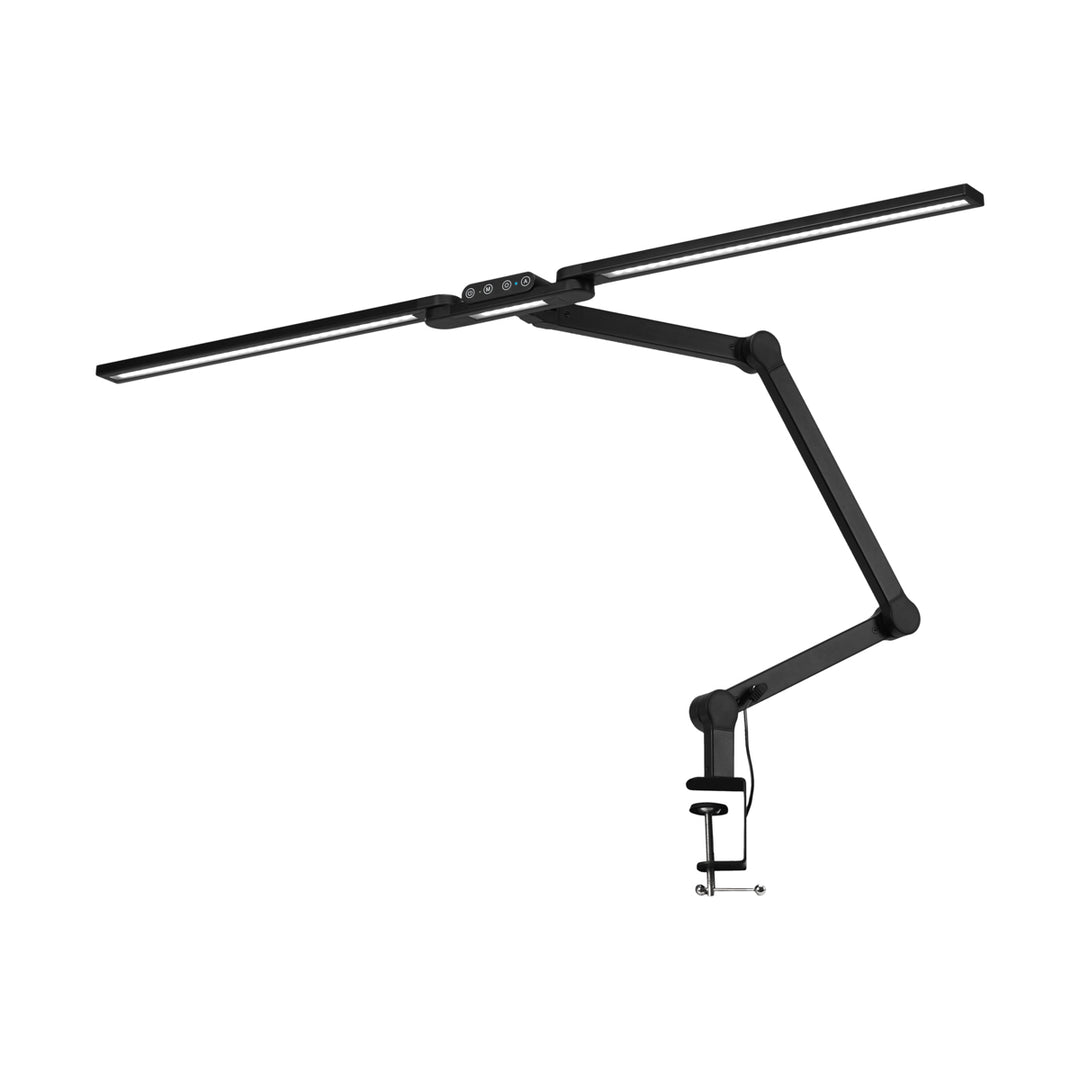 LED Lamp met Klem en Instelbare Kleur- en Lichtintensiteit Glow L04 Zwart