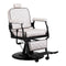 Barber Chair Gabbiano Carlos Extra - Pearl White
