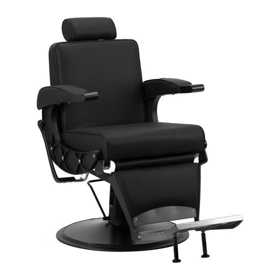 Barber Chair Gabbiano Continental - Black