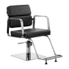 Hairdressing Chair Gabbiano Porto - Black