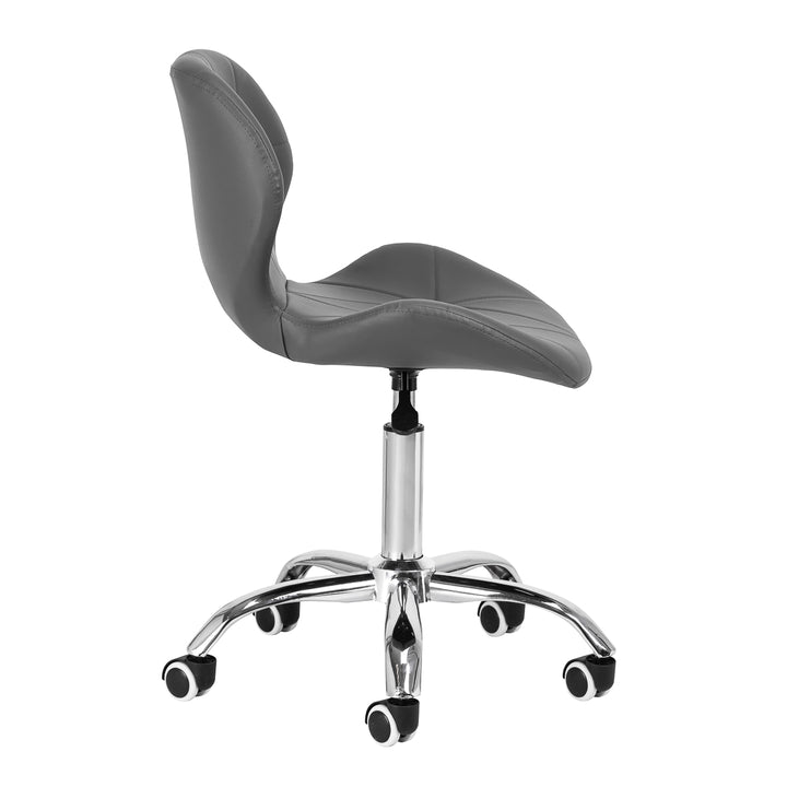 Salonstoel met Wielen Verstelbaar 4Rico QS-06 Grijs - afbeelding 2
