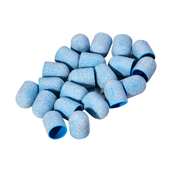 Sanding Caps Exo 13 mm Coarse 80 - Blue