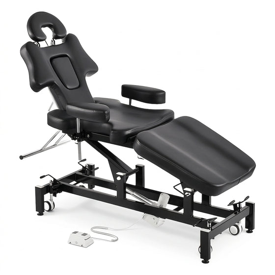 Electric Tattoo Chair Artomonium, 1 Motor - Black