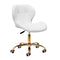 Salon Stool 4Rico QS-06 - Gold and White