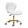 Salon Stool 4Rico QS-06 - Gold and White
