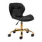 Salon Stool 4Rico QS-06 - Gold and Black