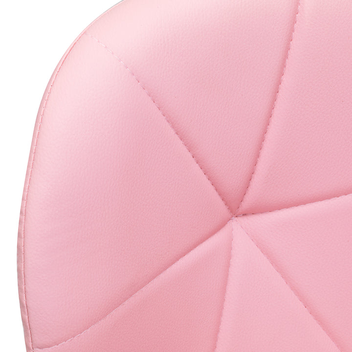 Salonstoel met Wielen Verstelbaar 4Rico QS-06 Goud-Roze - afbeelding 5