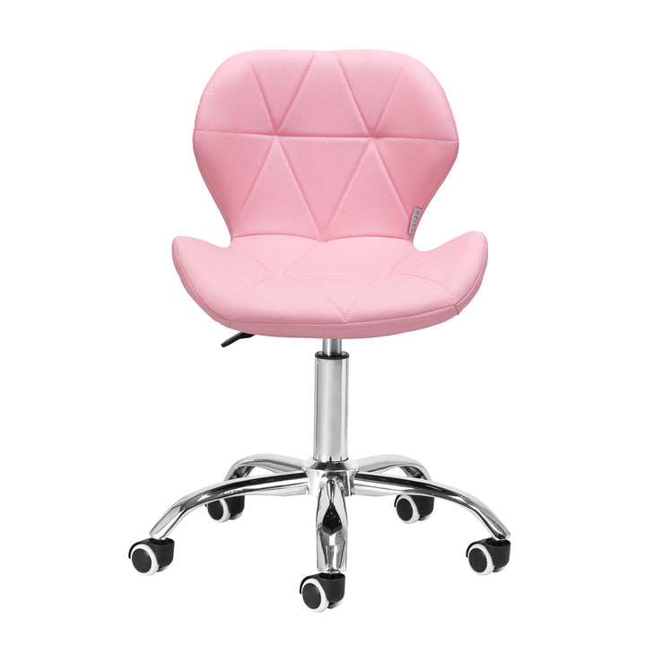 Salonstoel met Wielen Verstelbaar 4Rico QS-06 Roze - afbeelding 2