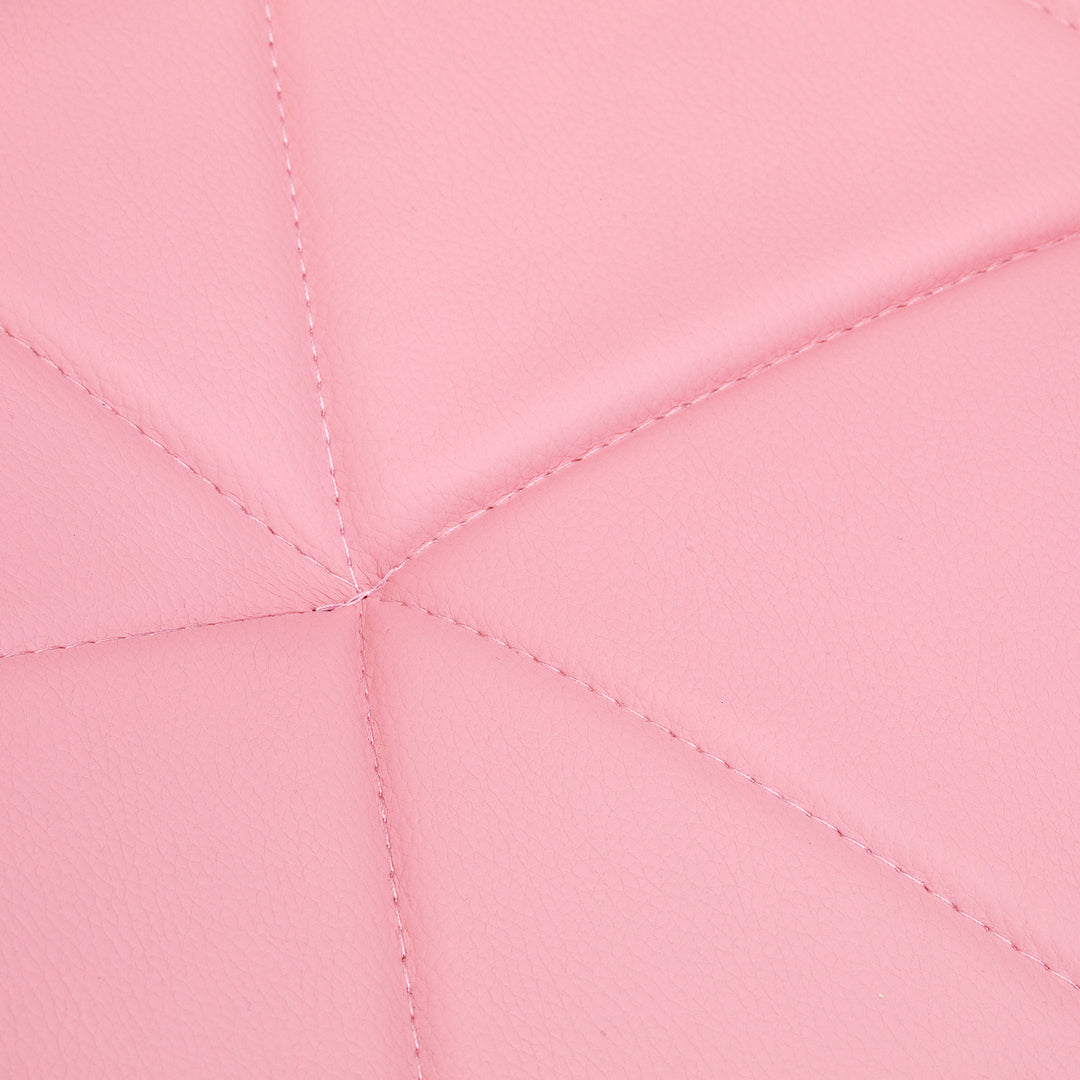 Salonstoel met Wielen Verstelbaar 4Rico QS-06 Roze - afbeelding 6