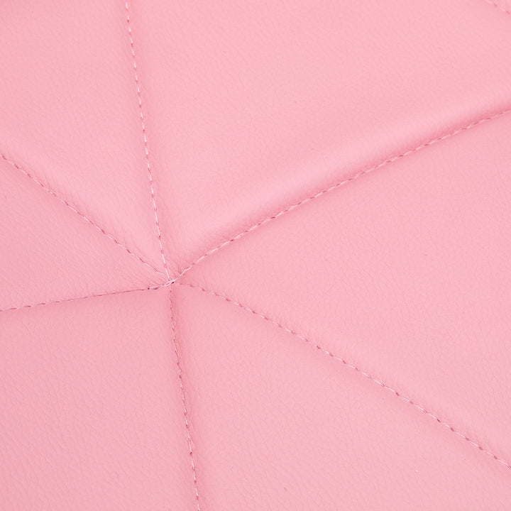 Salonstoel met Wielen Verstelbaar 4Rico QS-06 Roze - afbeelding 6