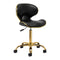 Salon Stool Gabbiano Q-4599 - Gold and Black