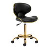 Salon Stool Gabbiano Q-4599 - Gold and Black
