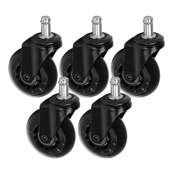 Stool Castors Activeshop Roll Speed - Black