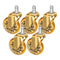 Stool Castors Activeshop Roll Speed - Gold
