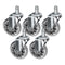 Stool Castors Activeshop Roll Speed - Silver