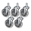 Stool Castors Activeshop Roll Speed - Silver