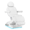 Electric Treatment Chair Sillon Luxury, 3 Motors, Foot Control - White