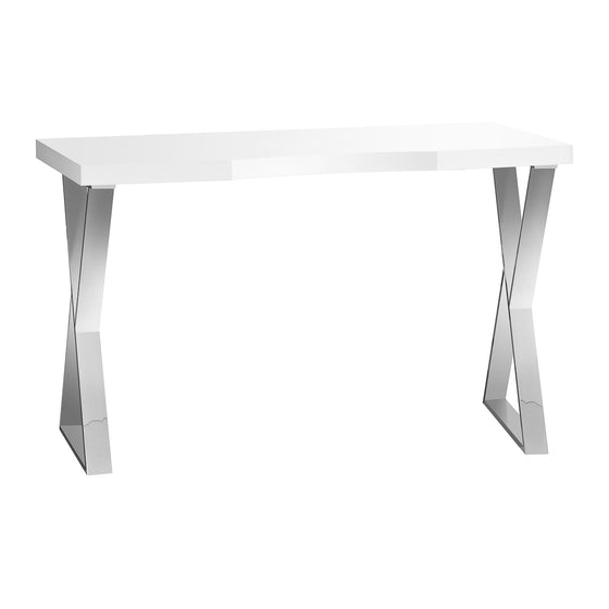 Manicure Table Momo 04 - White and Silver