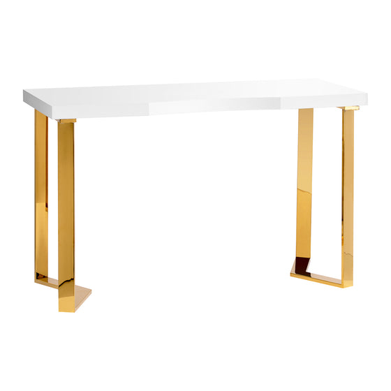 Manicure Table Momo 05 - Gold and White