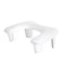 Manicure Armrest Momo Croissant - White
