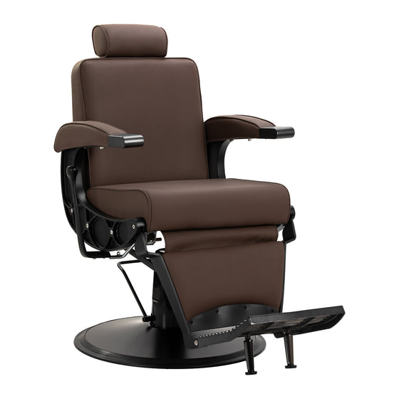 Barber Chair Gabbiano Continental - Brown & Black