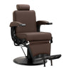 Barber Chair Gabbiano Continental - Brown & Black