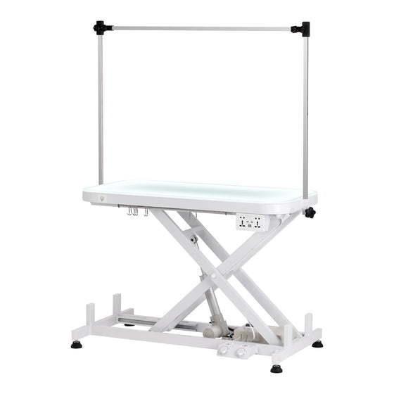 Electric Grooming Table P4W 3 Illuminated - White
