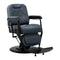 Barber Chair Gabbiano Bruno - Blue and Black