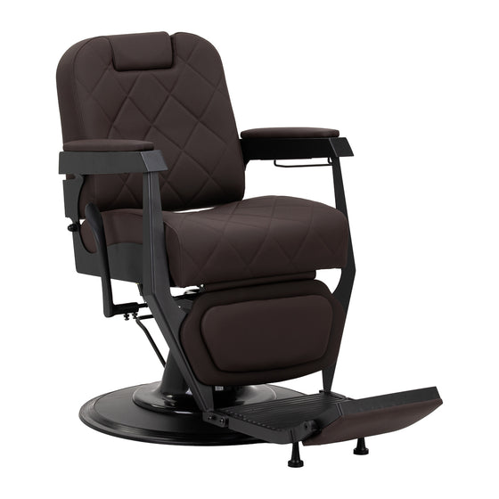 Barber Chair Gabbiano Bruno - Brown and Black