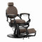 Barber Chair Gabbiano Niccolo - Brown & Black