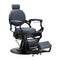 Barber Chair Gabbiano Niccolo - Graphite & Black