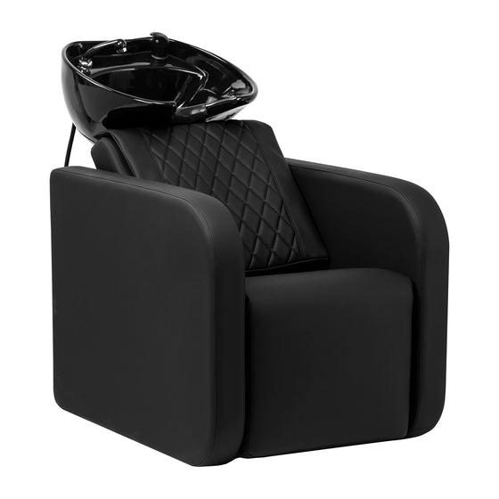 Electric Backwash Unit Gabbiano Sylvia with Massage - Black