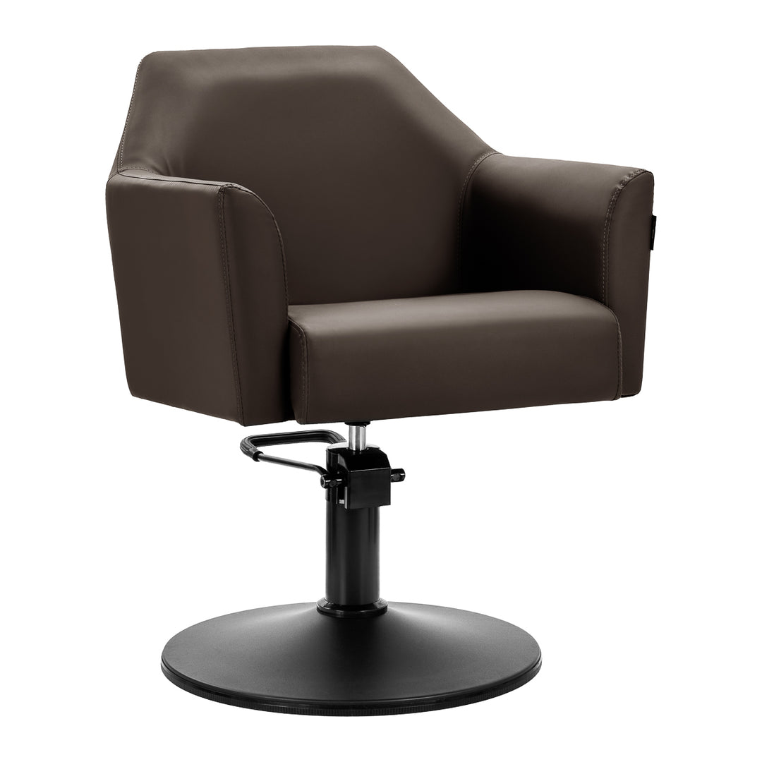 Kappersstoel Gabbiano Davos Bruin