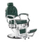 Barber Chair Gabbiano President - Green & Chrome
