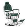 Barber Chair Gabbiano President - Green & Chrome